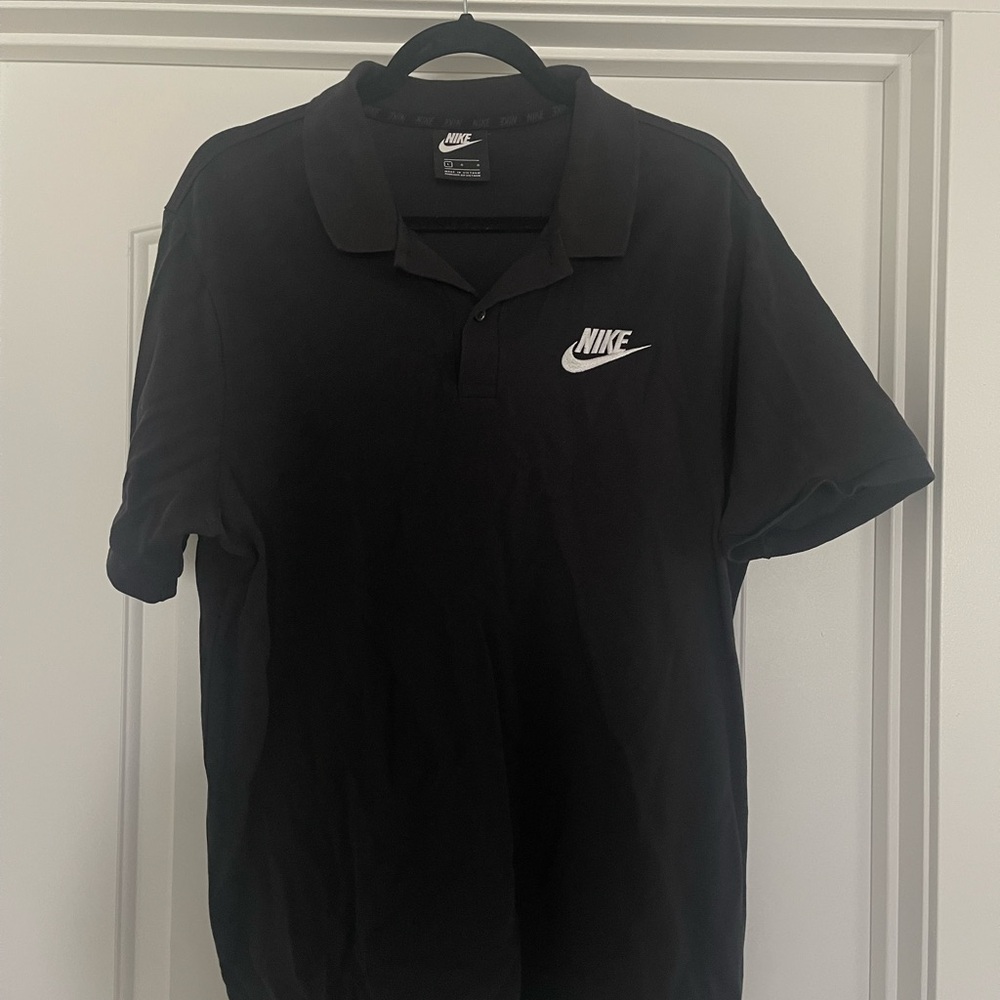 Nike Men's Black Polo Shirt